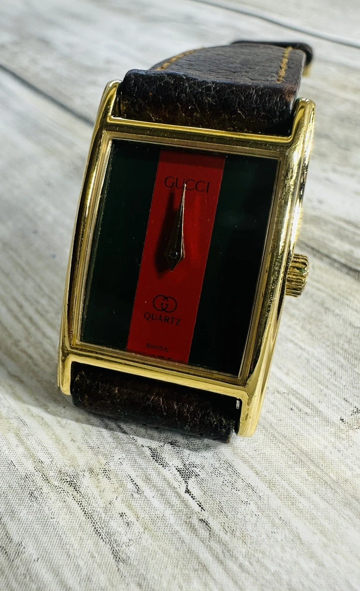 Gucci watch hotsell red green stripe