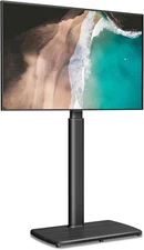 FITUEYES Floor TV Stand for 32-70 Inch Flat or Curved TVs up to 88 lbs Black