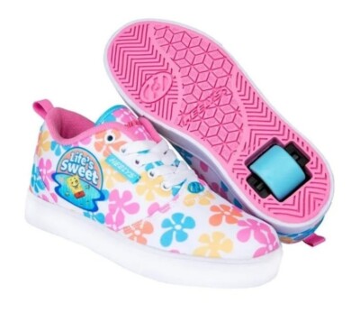 Nickelodeon Heelys Spongebob Pro 20 Low Profile Wheels Skate Shoes W6/youth 