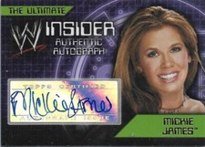 2006 TOPPS WWE THE ULTIMATE INSIDER RESTRICTED ACCESS MICKIE JAMES AUTOGRAPH