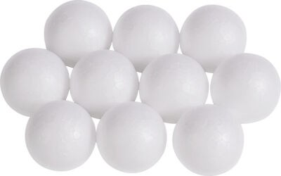VBS Styroporkugel, Ø 3 cm, 10 Stück