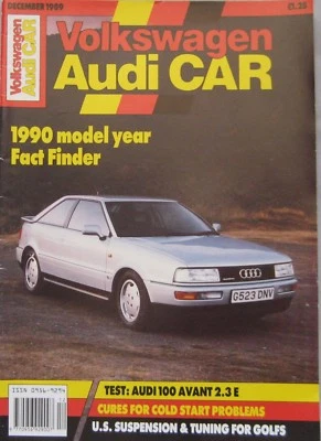 Volkswagen Audi Car magazine December 1989 - Image 1 of 2