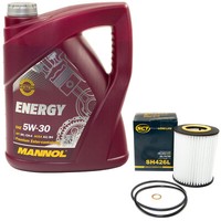 MotoröL Set 5W-30 5 Liter + ÖLfilter SH 426 L FüR BMW 3Er 320I 328I 5Er Z3 X3 Z4