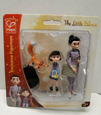 Brand New The Little Prince Figurines Little Girl Mother Fox Stands Hape NM Gift
