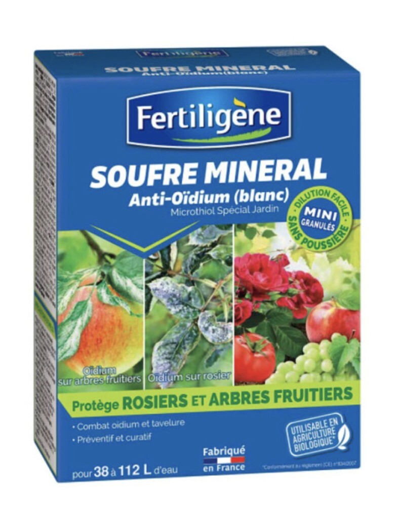 Zolfo Minerale Anti Oïdium Fungicida Multiuso 700gr Fertiligene