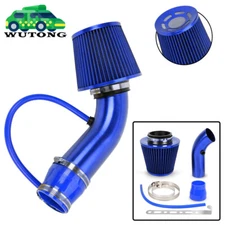 Blue Performance 3" Universal Car Cold Air Intake Induction Hose Pipe Kit Filter