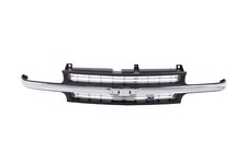 Am Black Grille Wchrome Center Bar Molding For 99-02 Chevy Silverado 1500 2500