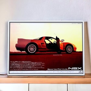 90's Authentic Official Vintage HONDA NSX Type-S Poster NA1 NA2 ACULA