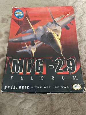 PC Big Box Flugsimulator MiG-29 Fulcrum PC Spiel NovaLogic 1998 UNGETESTET!!