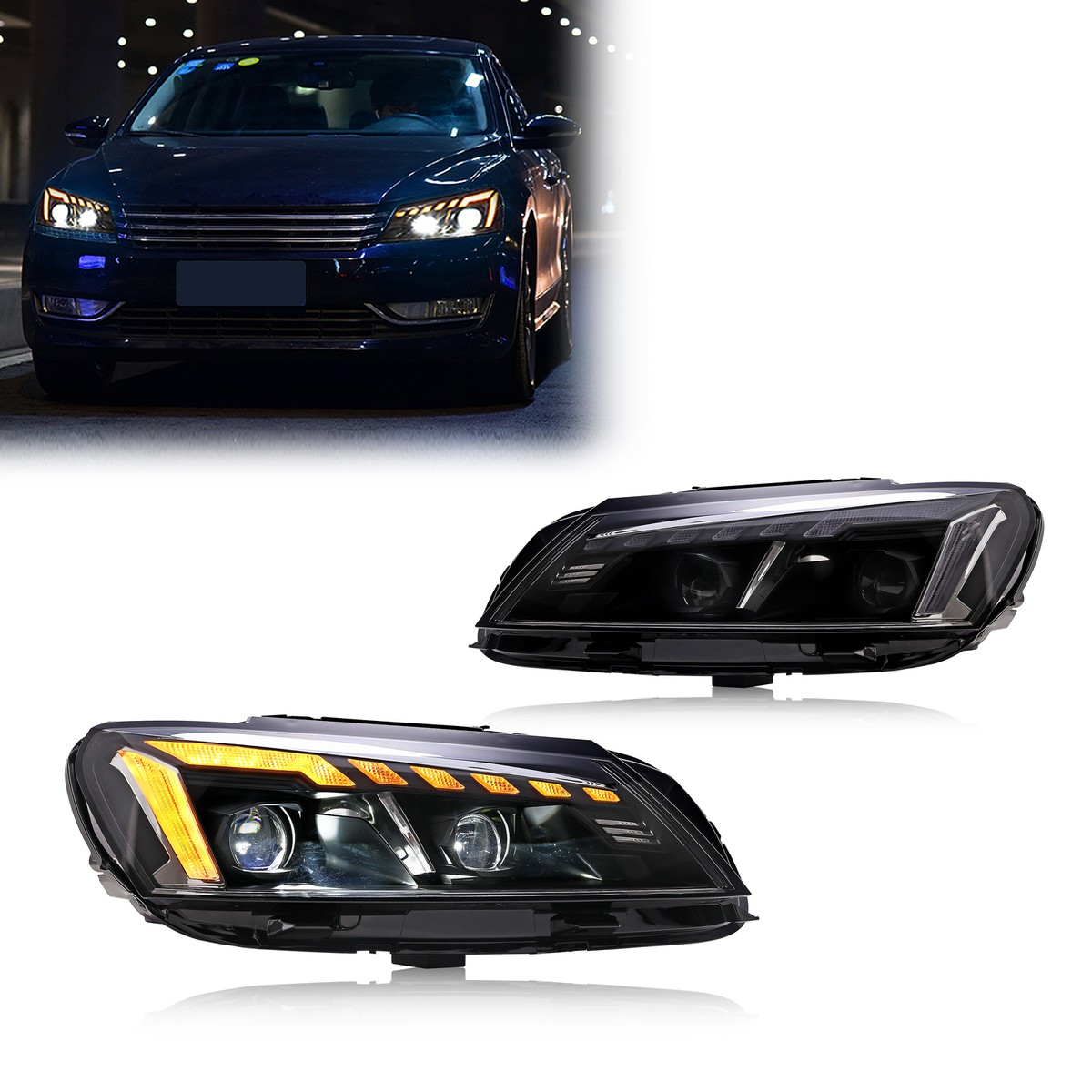 VWゴルフ6、HIDからLEDへ換装 - 株式会社 松原オート | 輸入車等の修理・整備・コーティング・鈑金塗装・車検 | 京都市右京区西院株式会社  松原オート | 輸入車等の修理・整備・コーティング・鈑金塗装・車検 | 京都市右京区西院 車のヘッドライトアイブロウ に適していますV&amp;W ゴルフ 6 MK6 標準 2008 2009 2010 2011 2012