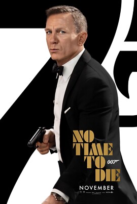 007 No Time to Die Movie Poster | James Bond | 11x17 | 2021 | NEW | USA