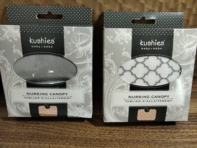 Kushies Nursing Canopy Cotton Lot Of 2 Unisex