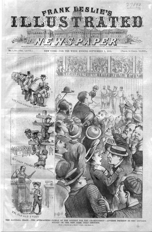 The Baseball Craze - The Approaching Climax of the Contest for the Championship