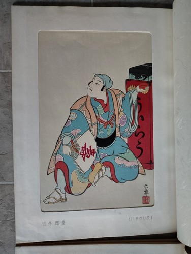 Torii Tadamasa 3 Book Set Kabuki Play 18 Original Japanese Woodblock Signed 1952 - Picture 11 of 24