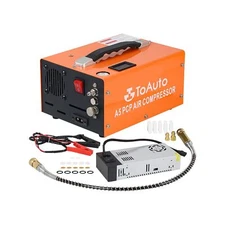 TOAUTO A5 4500Psi 30Mpa PCP Air Compressor,12V DC/110V AC PCP Airgun Compress...