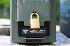 Latch Lock - Ammo Can Lock Security for Surplus .50 Cal and Fat .50 Ammo Boxes