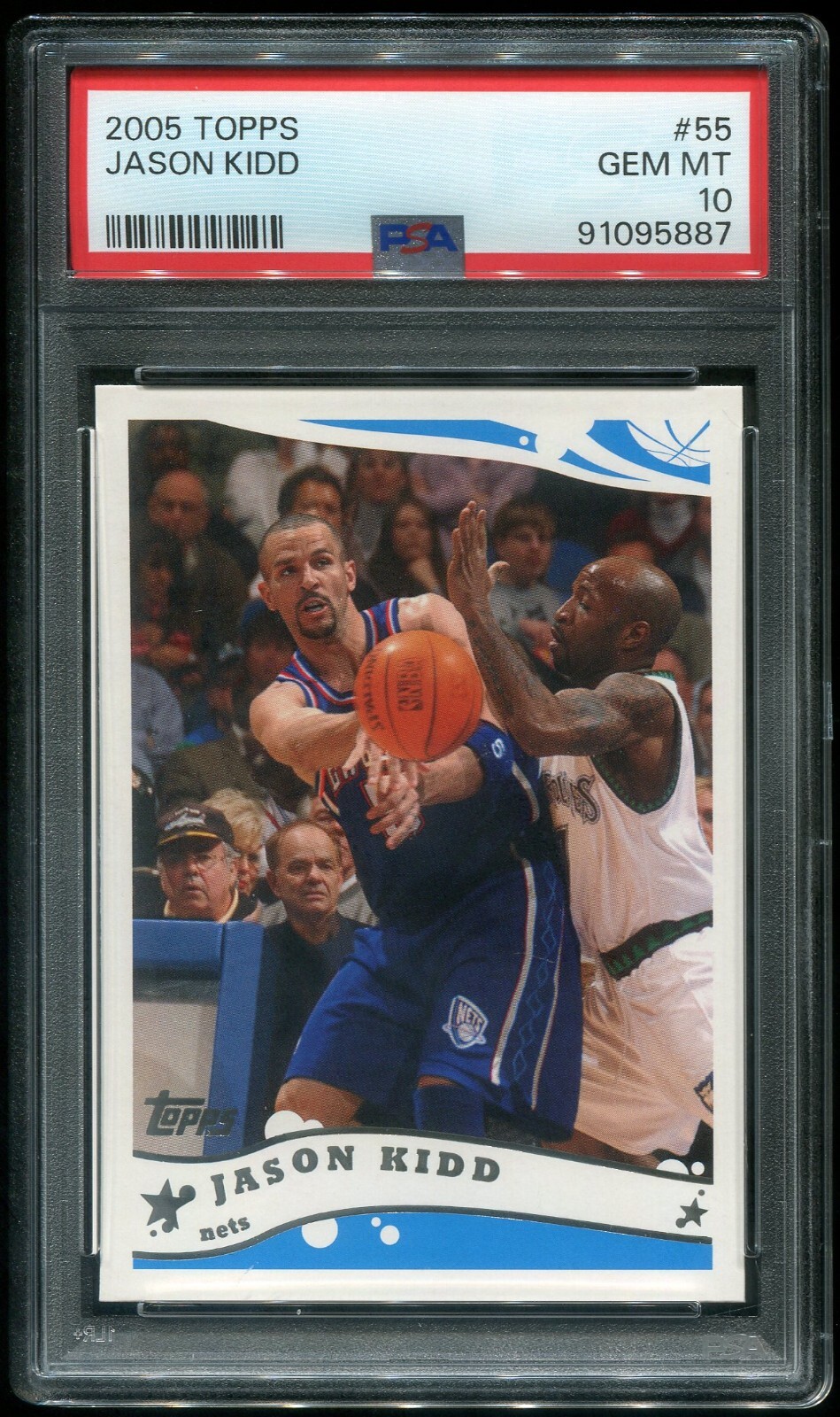 2005 Topps Jason Kidd #55 PSA 10 (91095887)
