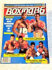 Boxing 86 Magazine Summer 1986 Marvin Hagler ...