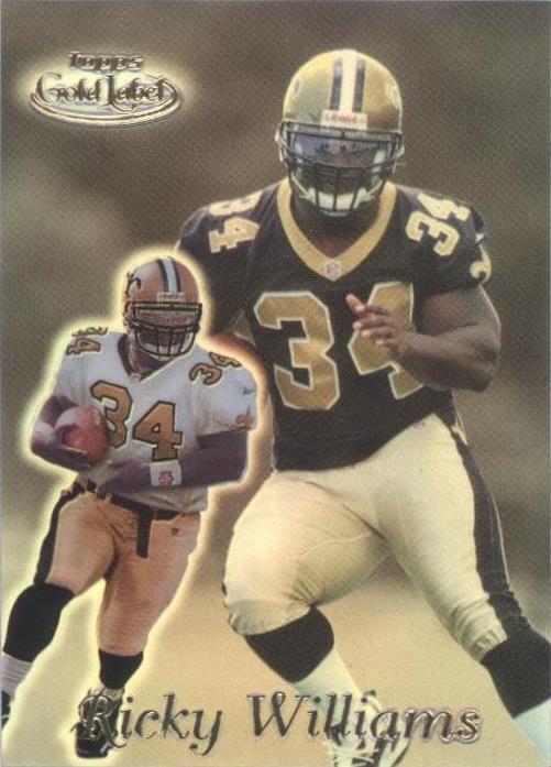 Gold Ricky Logo 1999 Topps Gold Label - Ricky Williams #70 Class 2 (RC) for sale online ...
