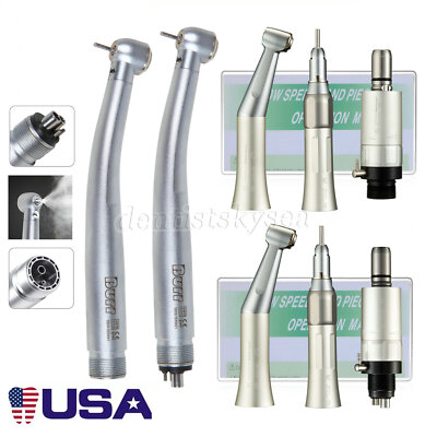 NSK Style Dental Low Speed Handpiece / Fiber Optic E-generator LED 2/4H UDM