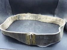 Original British Army / RAF Webbing Belt - WW2 37 Pattern - 40 Inch Waist Max
