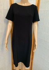 Ellen Tracy~Women's Short Sleeve "Little Black Dress"  Size 10 ~Dry cleaned