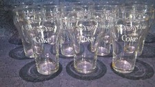 Coca-Cola Coke Soda Glasses 12-12 oz. Glasses