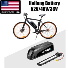 52V 48V 36V 17.4Ah 1000W Hailong Lithium Ebike Battery 48V Electric Bike Battery