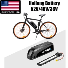52V 48V 36V 17.4Ah 1000W Hailong Lithium Ebike Battery 48V Electric Bike Battery