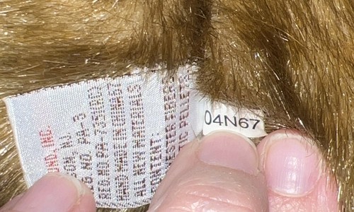 Gund Teddybär *MINKY* Plüschtier 14 Zoll braun Faux Nerz Stofftier Neu mit Etikett nummeriert - Bild 11 von 24