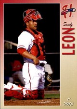 2013 Harrisburg Senators Grandstand #19 Sandy Leon Venezuela Vz Baseball Card