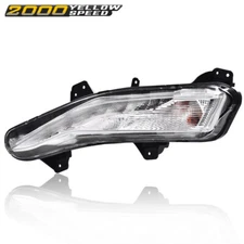 Fit For 19-22 Malibu Bumper Fog Turn Signal Light w/ LED DRL Lamp LH Driver Side