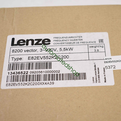 LENZE   E82EV552_2C200/ E82EV552K2C200/ E82EV552-2C200 New FedEx or DHL