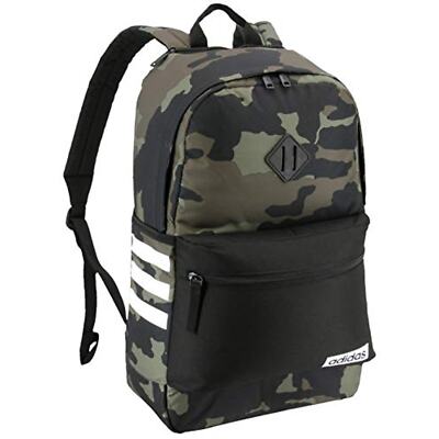 adidas classic 3s ii backpack raw green Unisex Back-to-School 3-Stripes Backpack,  Decathlon UAE Zip away your phone in the front pocket and youre ready to head out adidas Collegiate Back To School