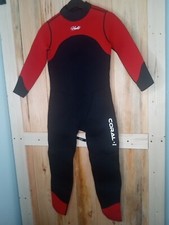 HEVTO Black/Teal Vigor 1 Youth 14 Full Body Surf Beach Kids Neoprene Wet Suit