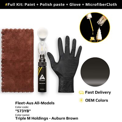Touch up for Fleet Aus All Models Code: 573YB Triple M Holdings / Auburn Brown
