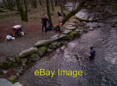 Foto 6x4 Ein Bad nehmen Minffordd\/SH7311 Nach einem Spaziergang auf Cader Idris it w c2005