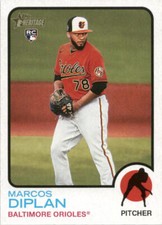 2022 Topps Heritage Marcos Diplan #617 Baltimore Orioles