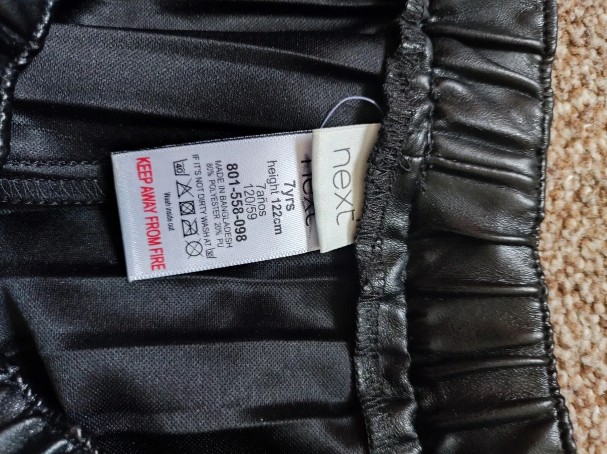 Next ladies leather look hotsell trousers