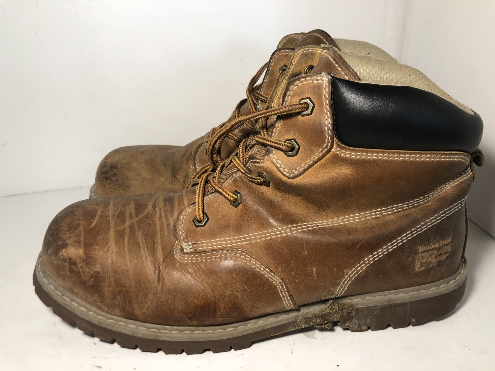 Timberland Pro Men's Gritstone 6”, Steel Toe Work Boots, Size 10