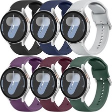 6 Pack Silicone Strap Compatible with Samsung Galaxy Watch 7 40mm 44mm