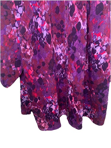 Maggie Barnes For Catherine’s Size 1X Peasant Dark Romantic 3/4 Sleeve Ruffle - Picture 3 of 12