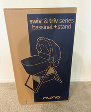 Nuna SWIV TRIV Series Hard Carrycot Bassinet Stand, Black