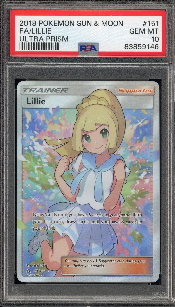 Pokemon Lillie Ultra Prism Full Art #151 PSA 10 Gem Mint | eBay