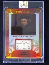 2025 Eternal Revelation Rembrandt History Relic /99