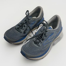 Brooks Glycerin GTS 19 Mens Size 11 Gray Blue Athletic Running Shoes Sneakers