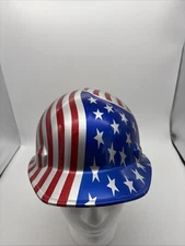 Jackson Products Hard Hat CLASS C.G.E. Type 1 AMERICAN FLAG Vintage 1997