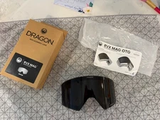 NEW Dragon RVX Mag Snow Goggles Replacement Lens Lumalens Midnight Black