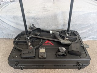 XP Deus 1 With 2 Coils WS4 Headphones Remote And Hard Case 70x20x45