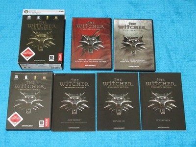 The Witcher   Enhanced Edition   PC Spiel Box inkl. Bücher, Soundtrack, Video